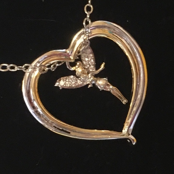 🎁18kwgp flying Tinkle fairy in Heart🎁 - Picture 3 of 5